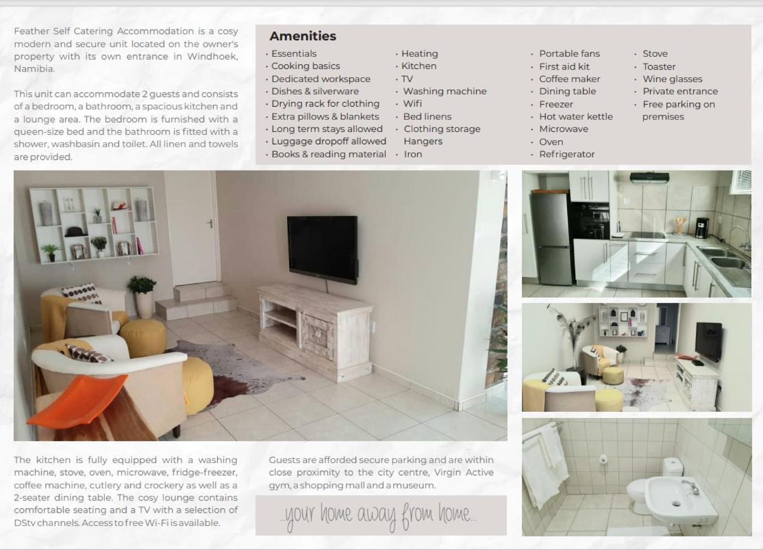 Feather Self Catering Accommodation 温特和克 外观 照片